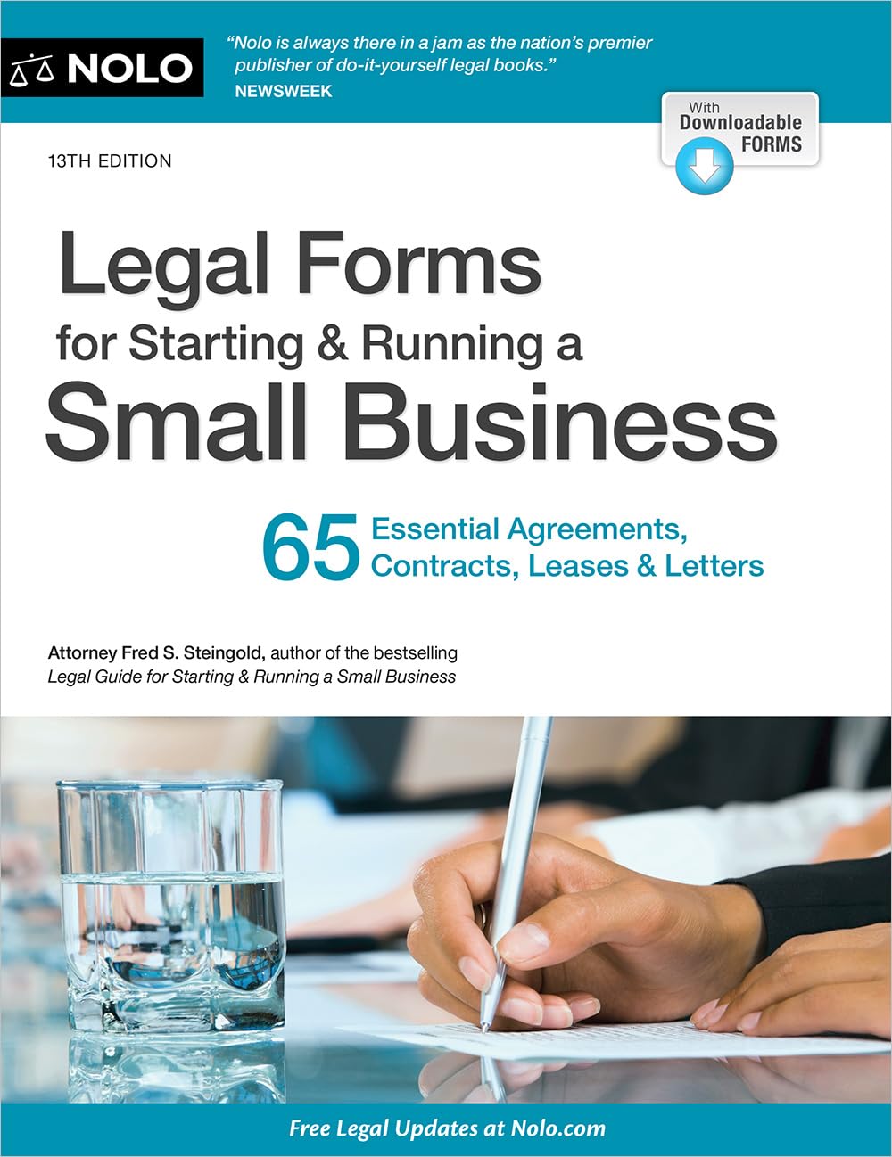 Legal Forms for Starting & Running a Small Business: 65 Essential Agreements, Contracts, Leases & Letters (13TH ed.) - TX Corrections Bookstore