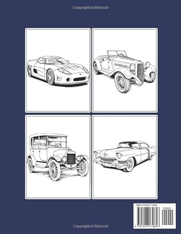 Cars Coloring Book For Inmates: 70 Coloring Pages For Adults With Beautiful Stress Relieving Designs for Relaxation, Mindfulness, Gift For Men Women In Jail And Cars Lovers Coloring Book SureShot Books Publishing LLC