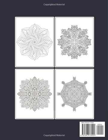 Mandala Coloring Book for Inmates Vol 6 by TX Corrections Bookstore, featuring 70 stress-relieving mandala designs for relaxation and mindfulness.