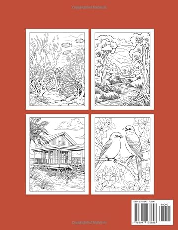 Nature Scenes Coloring Book For Inmates: 70 Coloring Pages For Adults With Beautiful Stress Relieving Designs for Relaxation, Mindfulness, Gift For Men Women In Jail And Nature Lovers - TX Corrections Bookstore