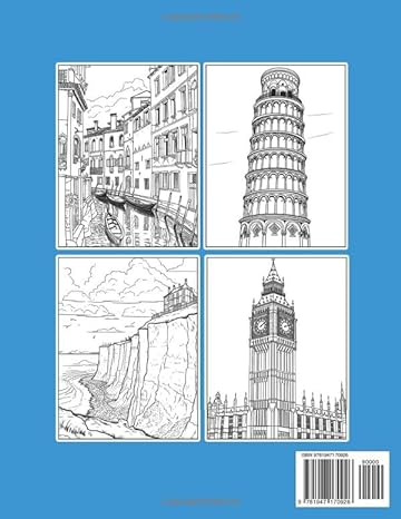 Travel Coloring Book For Inmates: 70 Coloring Pages For Adults With Beautiful Stress Relieving Designs for Relaxation, Mindfulness, Gift For Men Women In Jail And Travel Lovers - TX Corrections Bookstore