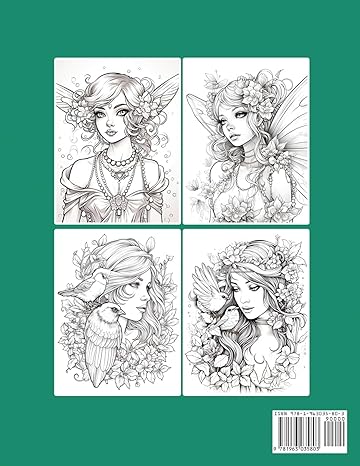 Fairy woman coloring book for inmates - TX Corrections Bookstore