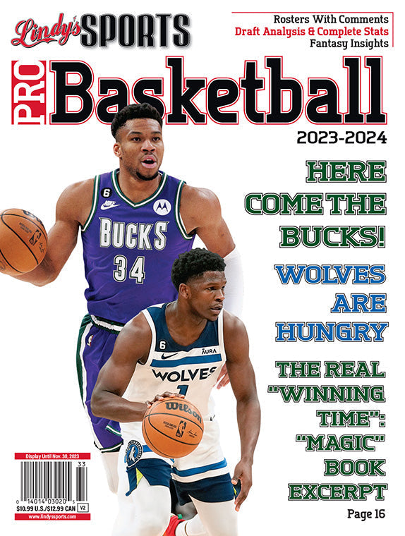 Lindy's Sports 2023-24 Pro Basketball Magazine - PRE ORDER - TX Corrections Bookstore