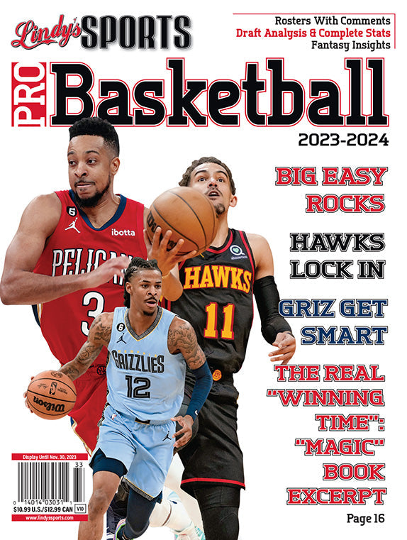 Lindy's Sports 2023-24 Pro Basketball Magazine - PRE ORDER - TX Corrections Bookstore