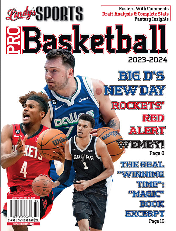 Lindy's Sports 2023-24 Pro Basketball Magazine - PRE ORDER - TX Corrections Bookstore