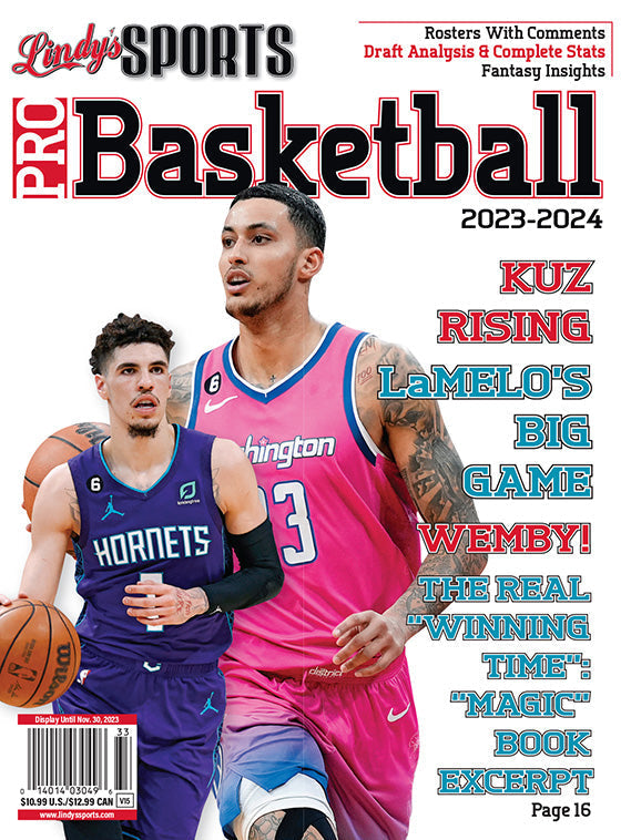 Lindy's Sports 2023-24 Pro Basketball Magazine - PRE ORDER - TX Corrections Bookstore