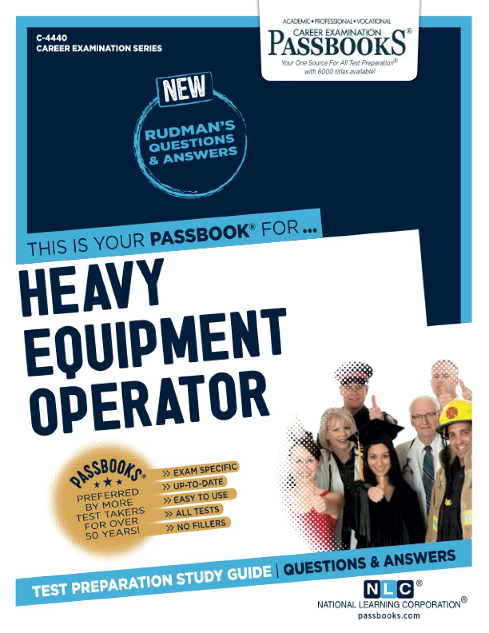 Heavy Equipment Operator (C-4440): Passbooks Study Guide - TX Corrections Bookstore