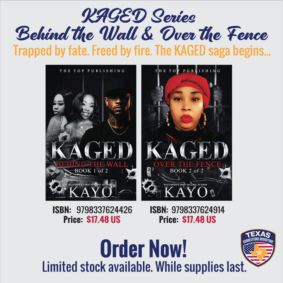 KAGED: Behind the Wall & Over the Fence Two-Book Bundle