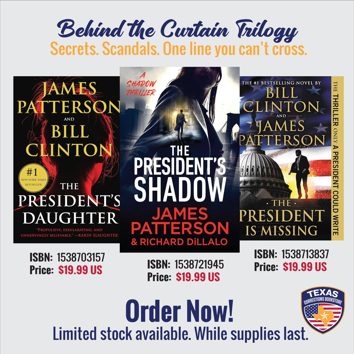 Behind the Curtain: Three James Patterson Thrillers Bundle