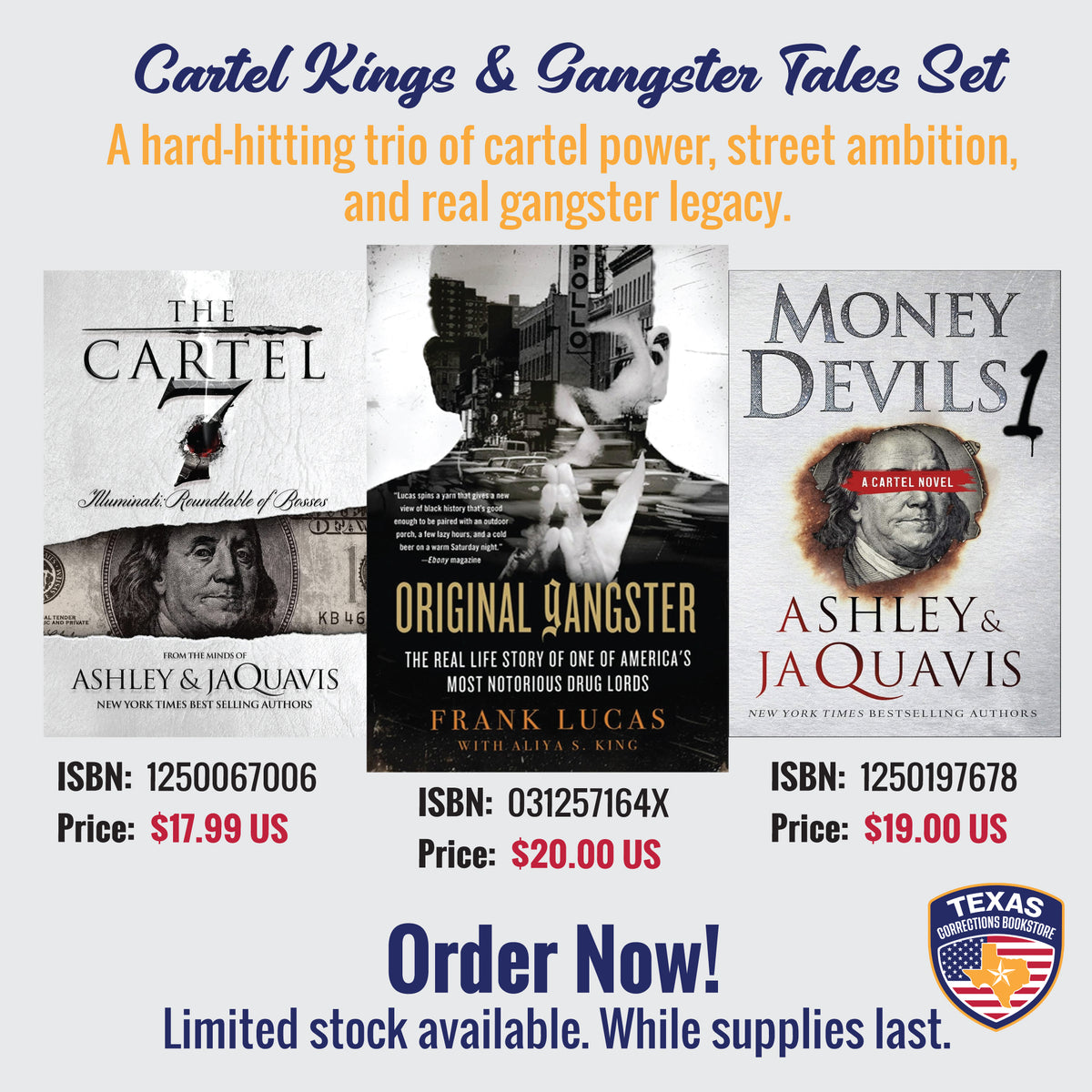 Cartel Kings & Gangster Tales Three-Book Bundle