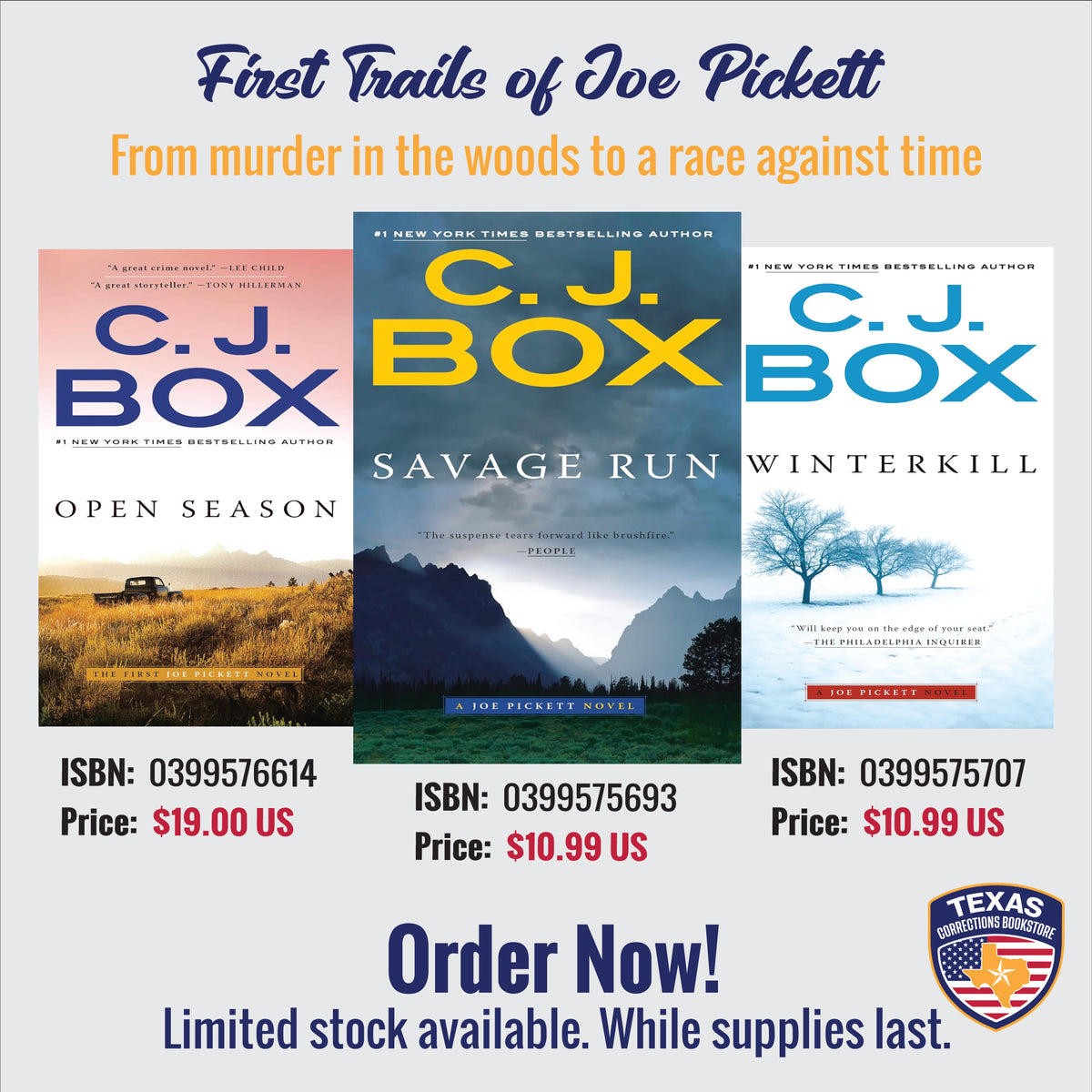 First Trails of Joe Pickett: Books 1–3 Bundle by C. J. Box