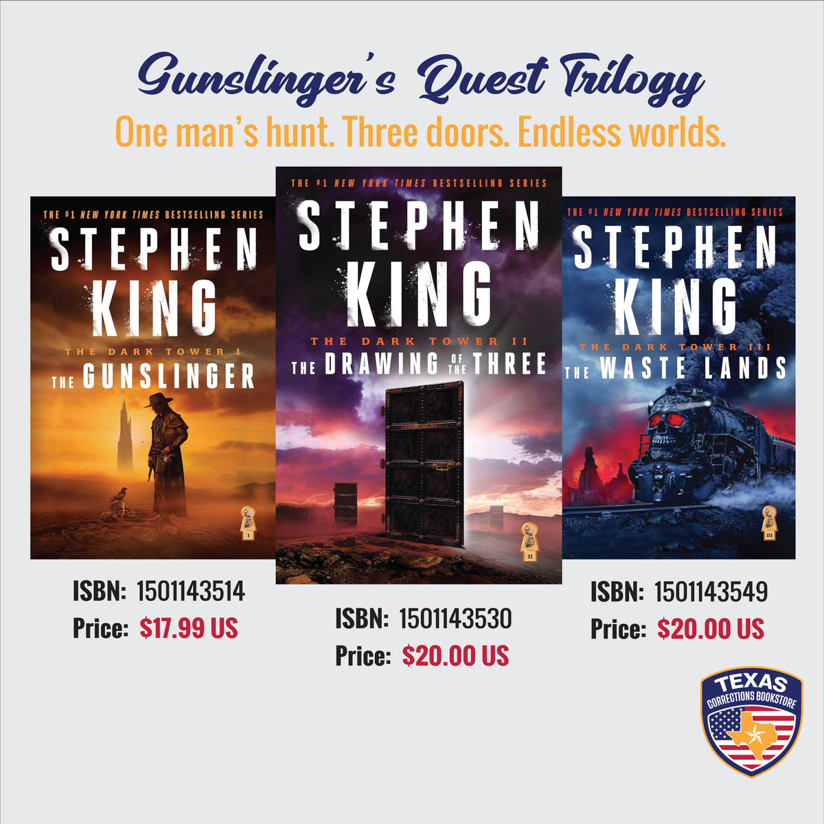 Gunslinger's Quest: The Dark Tower Books 1–3 Bundle by Stephen King