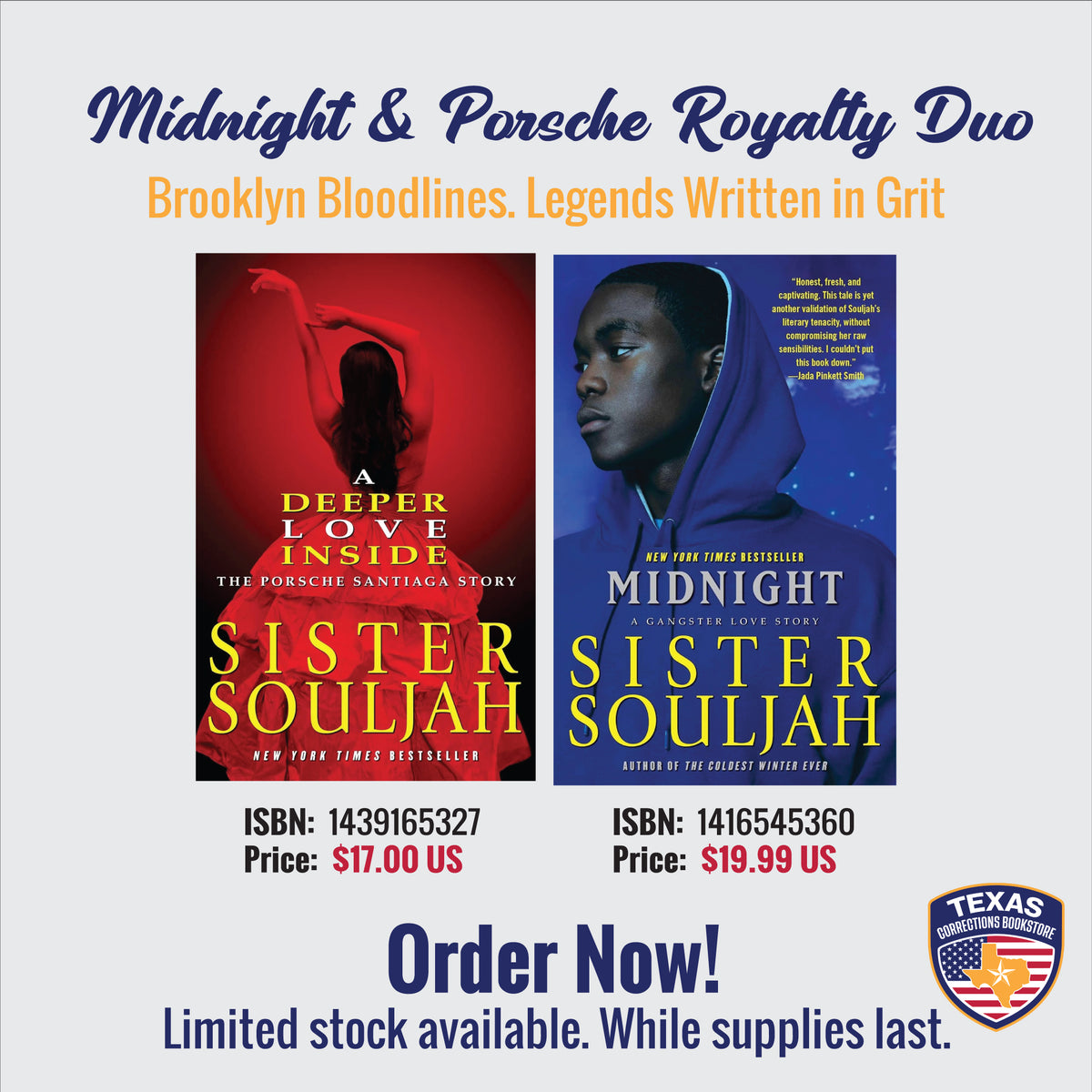Midnight & Porsche Royalty Duo: Sister Souljah Two-Book Bundle