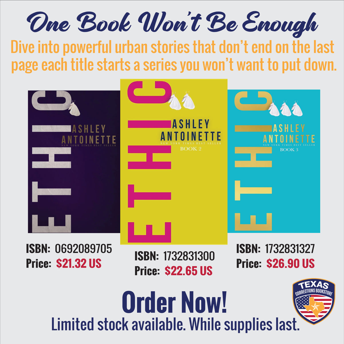 One Book Won’t Be Enough: Ethic Books 1–3 Bundle