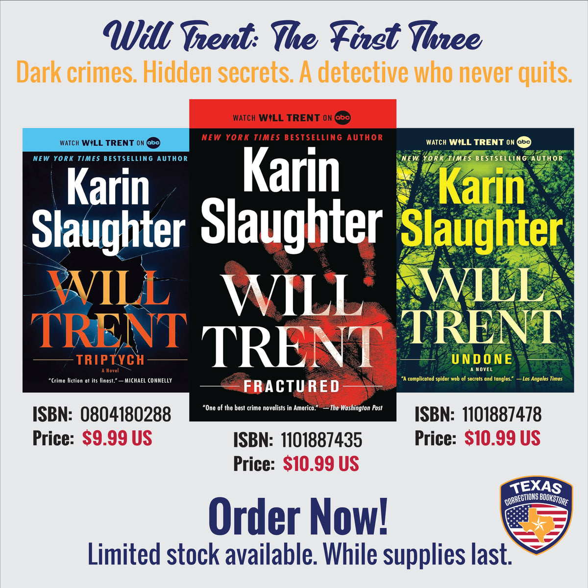 Will Trent: The First Three — Triptych, Fractured & Undone Bundle