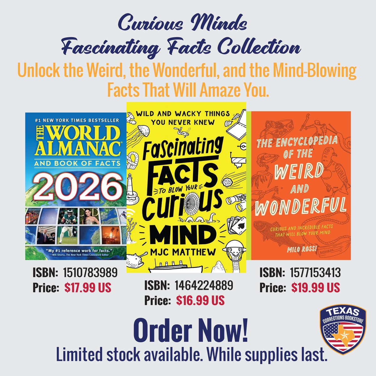 Curious Minds: Fascinating Facts Three-Book Collection