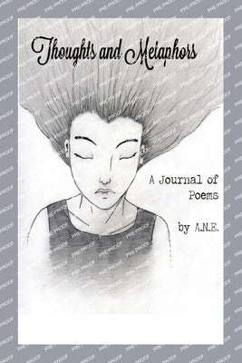 Paperback of "Thoughts and Metaphors" by A N E featuring a minimalist cover design with abstract artwork.