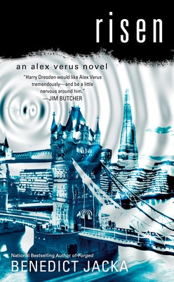 Paperback book titled Risen by Ace Books, featuring a cover with dark and mystical design elements.