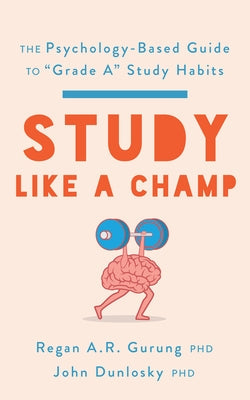 Paperback book titled "Study Like a Champ" by American Psychological Association, focusing on psychology-based study habits.