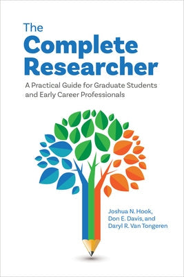 Paperback book titled "The Complete Researcher" by APA, featuring a plain cover with title and publisher's logo.