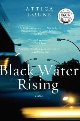 Black Water Rising paperback book by Amistad Press, featuring a dark cover with the title and author details visible.