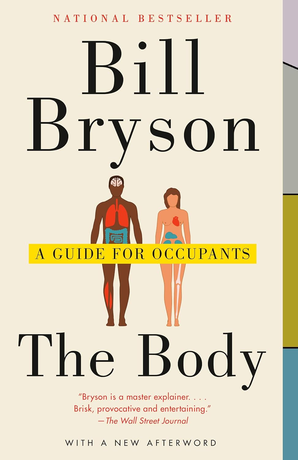 Paperback copy of "The Body: A Guide for Occupants" by Anchor Books showing the book cover with title and author.