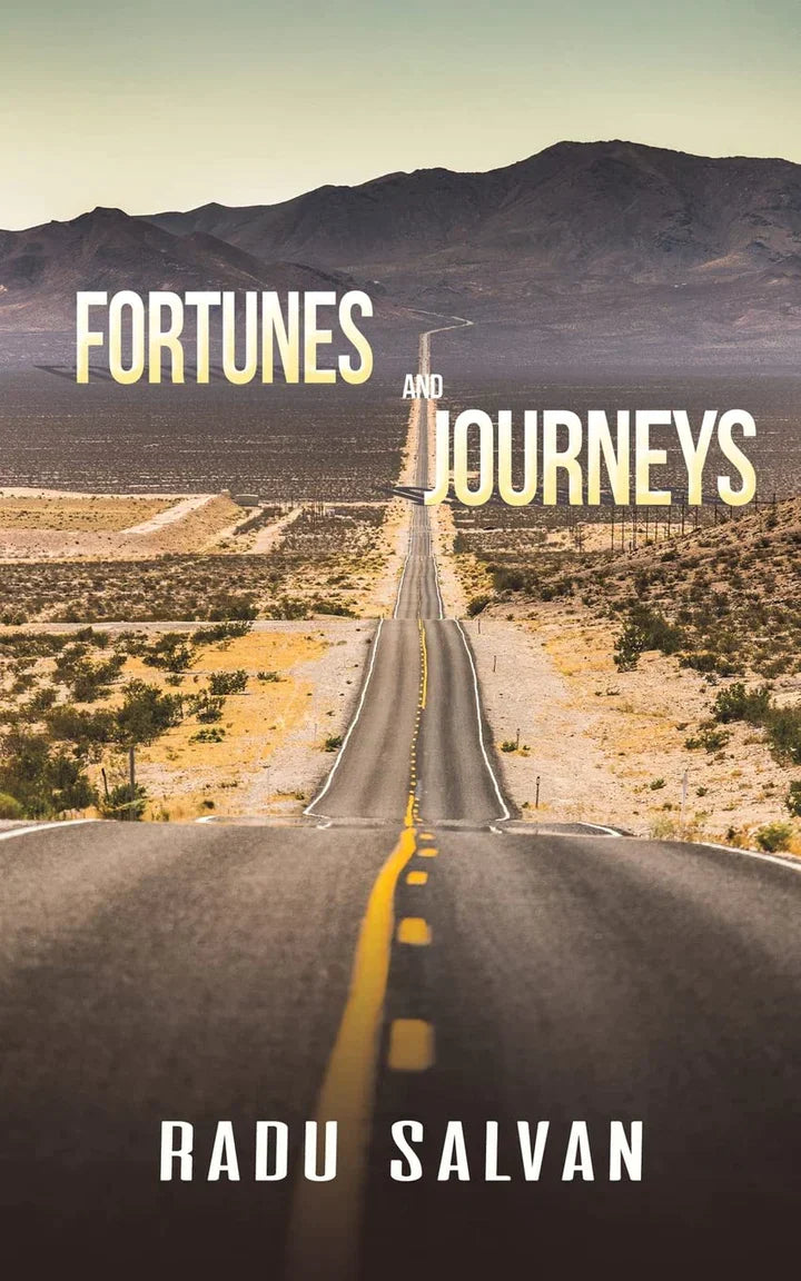 Paperback of "Fortunes and Journeys" by Austin Macauley showing the book cover with title and author on a plain background.