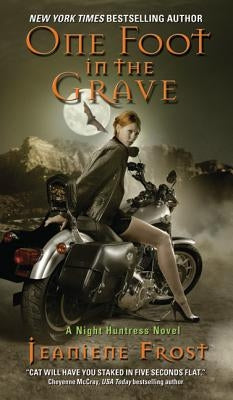 Paperback copy of "One Foot in the Grave" by Avon Books, featuring the book cover with dark and spooky design elements.
