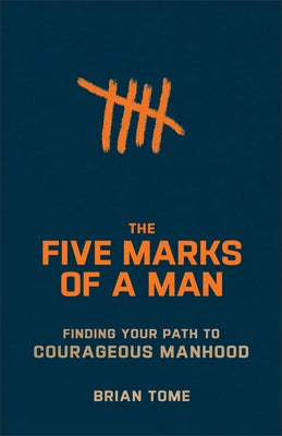 Paperback of The Five Marks of a Man book by Baker Books showing the cover with title and author text.