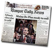 Bangor Daily News Friday & Saturday 2 Day Delivery For 13 Week - TX Corrections Bookstore