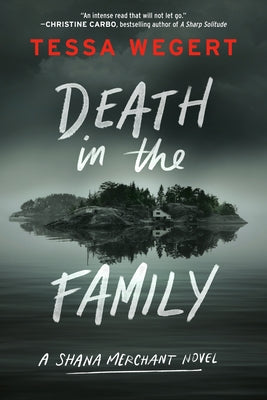 Paperback of "Death in the Family" by Berkley Books, featuring a close-up of the book cover with dark, dramatic artwork.