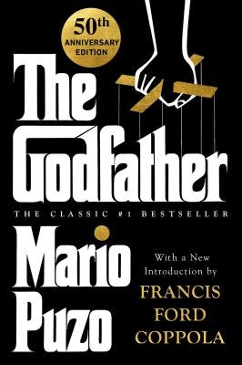 Paperback of The Godfather: 50th Anniversary Edition by Berkley Books, showing the book cover with classic design and title.