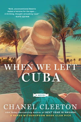 Paperback of "When We Left Cuba" by Berkley Books featuring the book cover with title and author details.