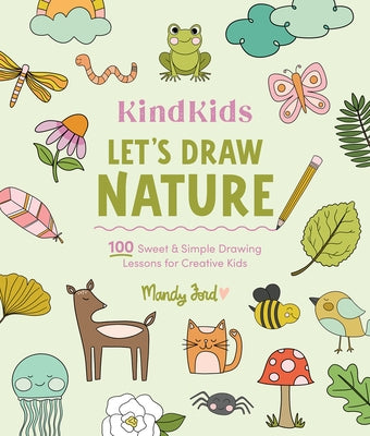 Paperback book titled "Let's Draw Nature" by Better Day Books featuring colorful nature sketches for creative kids.