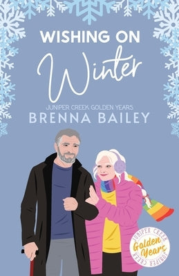 Paperback of "Wishing on Winter" by Bookmarten Press featuring a winter-themed cover with snowflakes and a cozy scene.