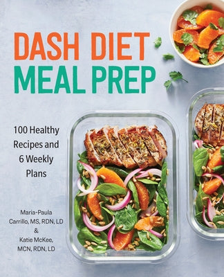 Callisto paperback book titled Dash Diet Meal Prep with 100 healthy recipes and 6 weekly meal plans, displayed on a white background.