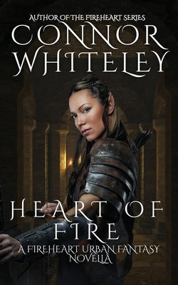 Paperback copy of "Heart of Fire" urban fantasy novella by Cgd Publishing, featuring a fiery-themed cover design.