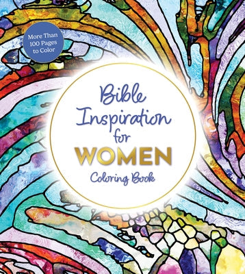 Paperback Bible Inspiration for Women Coloring Book with over 100 pages of religious illustrations to color.