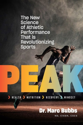 Paperback book titled "Peak: The New Science of Athletic Performance" by Chelsea Green Publishing Company, featuring a plain cover design.