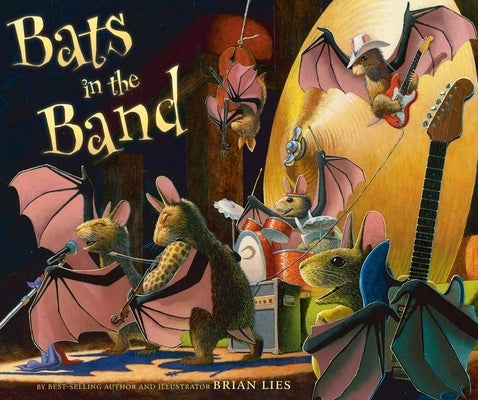 Paperback of "Bats in the Band" by Clarion Books, featuring illustrated bats on the cover.
