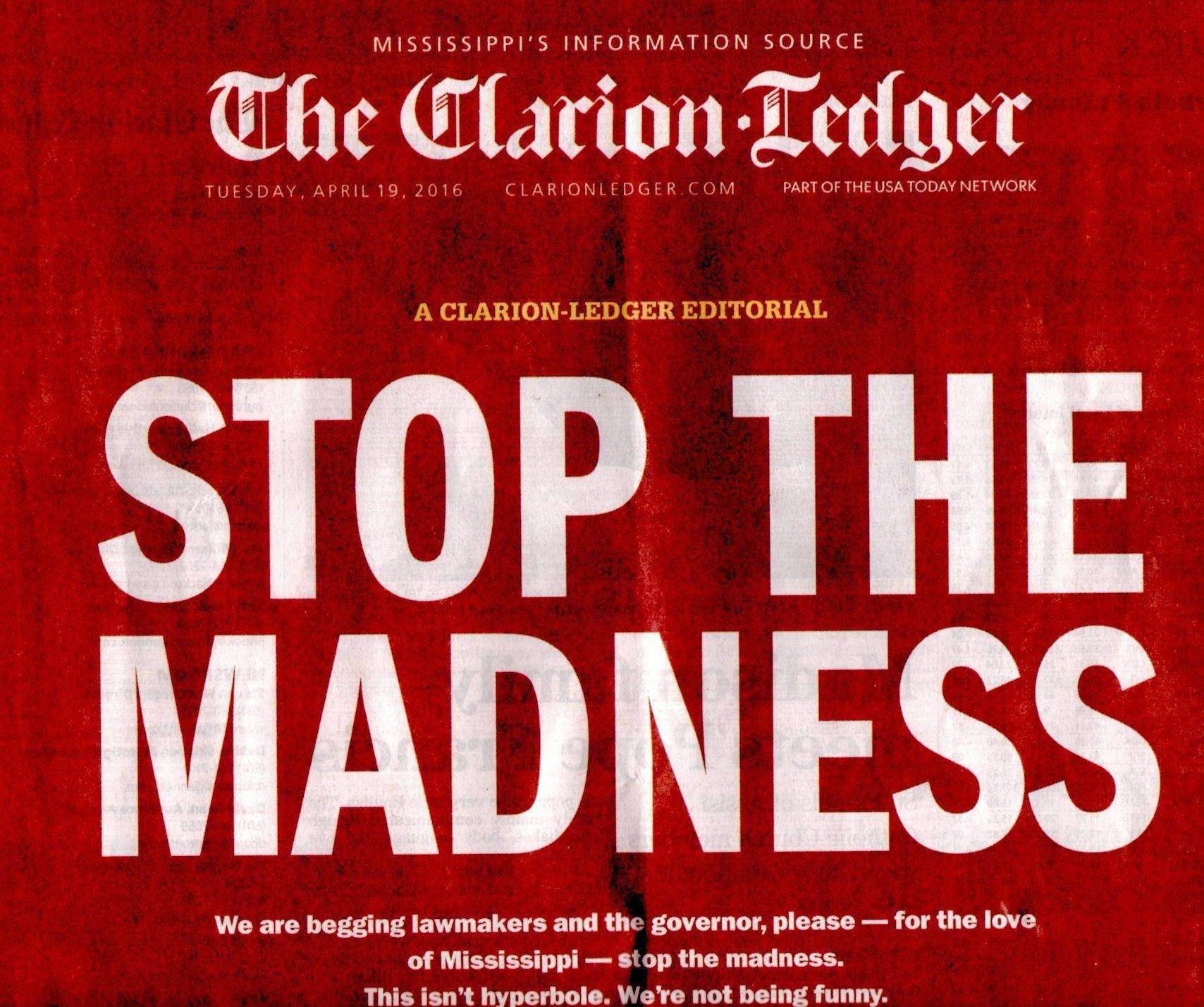 Clarion Ledger Monday-Saturday 6 Day Delivery For 12 Weeks - TX Corrections Bookstore