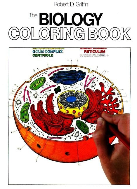 Paperback Collins Reference The Biology Coloring Book featuring detailed illustrations of biological structures for educational coloring.