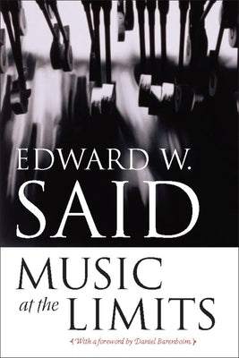 Paperback of Music at the Limits by Columbia University Press featuring a cover with musical notes and a dark background.