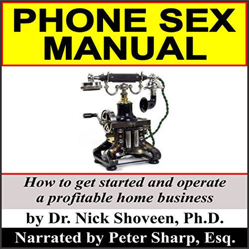 Paperback Phone Sex Manual by Createspace Independent Publishing Platform on a neutral background.