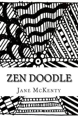 Paperback book titled ZEN Doodle: The Art of ZEN Doodle, a drawing guide with step-by-step instructions for creating zen-inspired doodles.