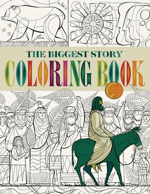 Paperback The Biggest Story Coloring Book by Crossway featuring colorful illustrations for children to enjoy and color.