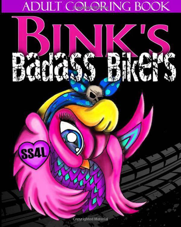 Bink's Badass Bikers - Adult Coloring Book - TX Corrections Bookstore