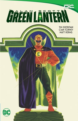 Paperback of Alan Scott: The Green Lantern comic book by DC Comics, featuring Alan Scott in his iconic Green Lantern costume.