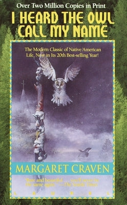 Mass market paperbound of "I Heard the Owl Call My Name" by Dell, featuring the book cover with title and author details.