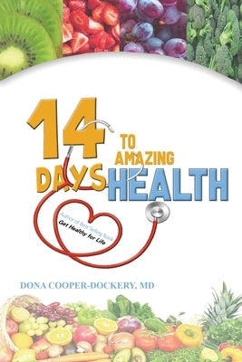 Paperback book titled "Fourteen Days to Amazing Health" by Diamond Media Press Co. with a white cover featuring the title text.